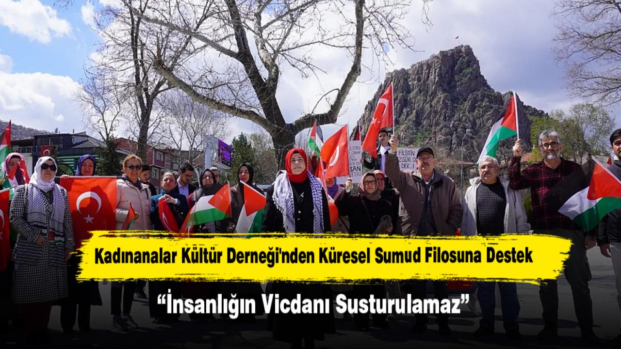 Kadınanalar Kültür Derneği'nden Küresel Sumud Filosuna Destek: "İnsanlığın Vicdanı Susturulamaz!"