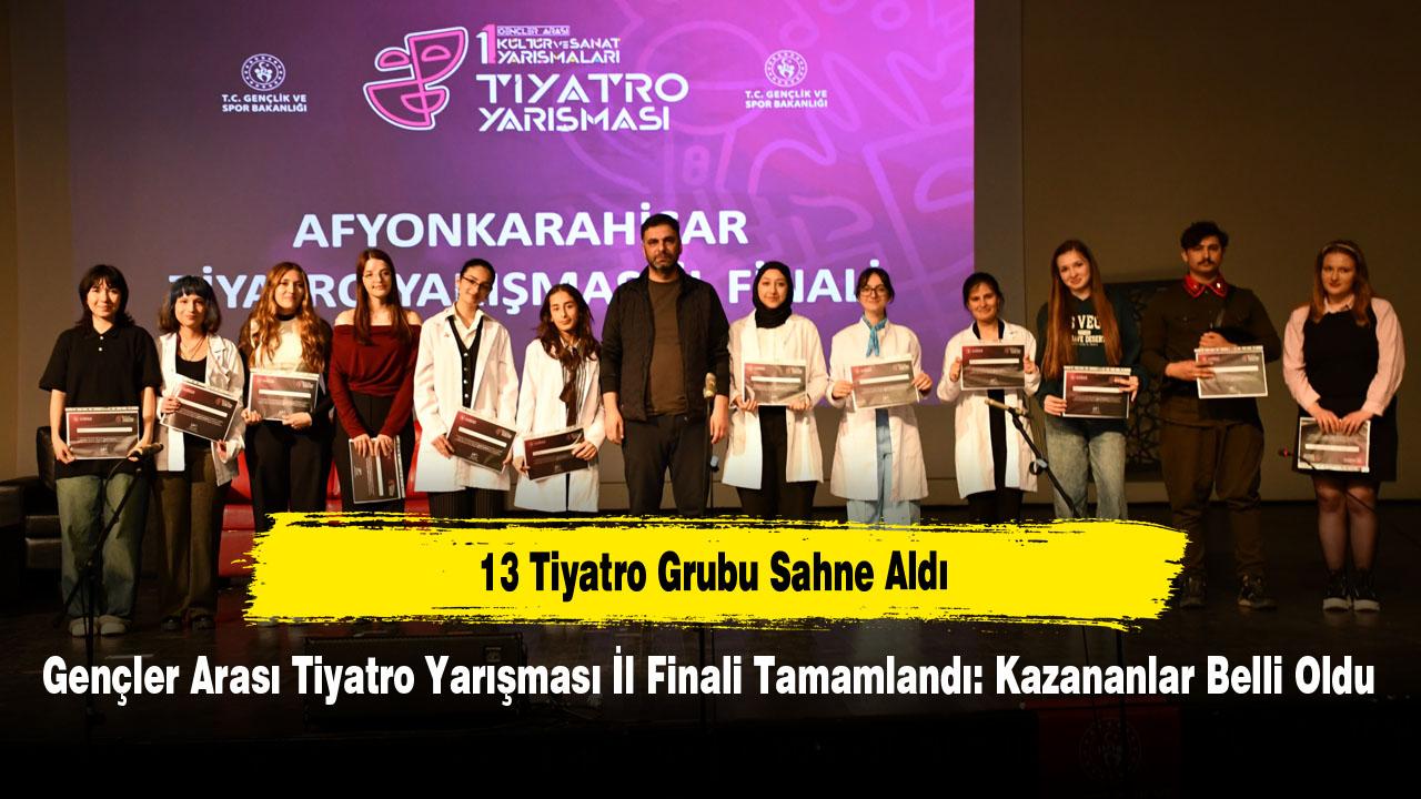 Gençler Arası Tiyatro Yarışması İl Finali Tamamlandı: Kazananlar Belli Oldu