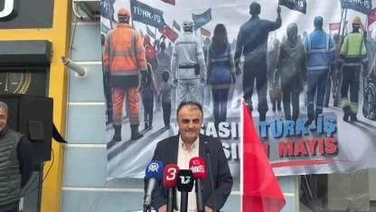 TÜRK-İŞ Afyonkarahisar'da 1 Mayıs'ta Emek, Dayanışma ve Adalet Çağrısı