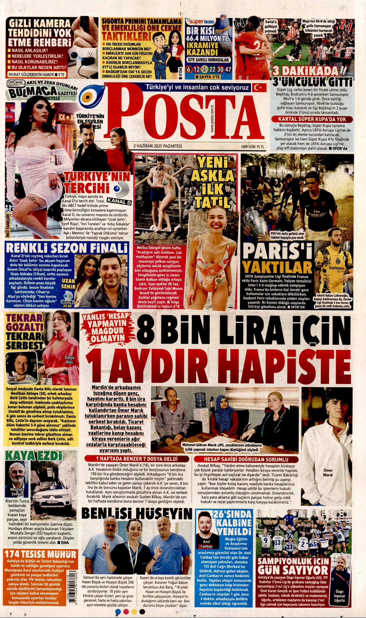 POSTA Gazete Manşeti