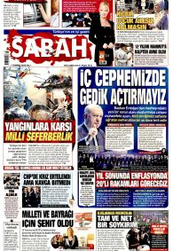 SABAH Gazete Manşeti