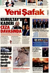 YENİ ŞAFAK Gazete Manşeti