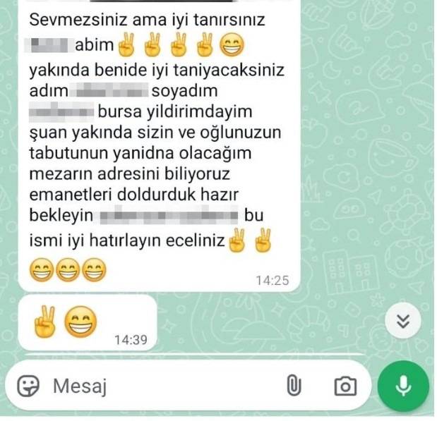 Ahmet Mattia Minguzzi'nin Ailesine Gönderilen Tehdit Mesajlarına Ceza Belli Oldu!