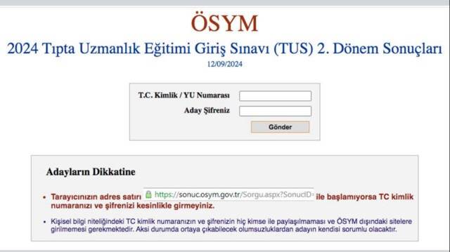2025 TUS 2. Dönem Yerleştirme Sonuçları Açıklandı! Tüm Detaylar