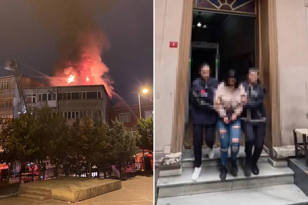 İstanbul’da 21 Yaşındaki Kadın 64 Yaşındaki Sevgilisinin Binasını Ateşe Verdi!