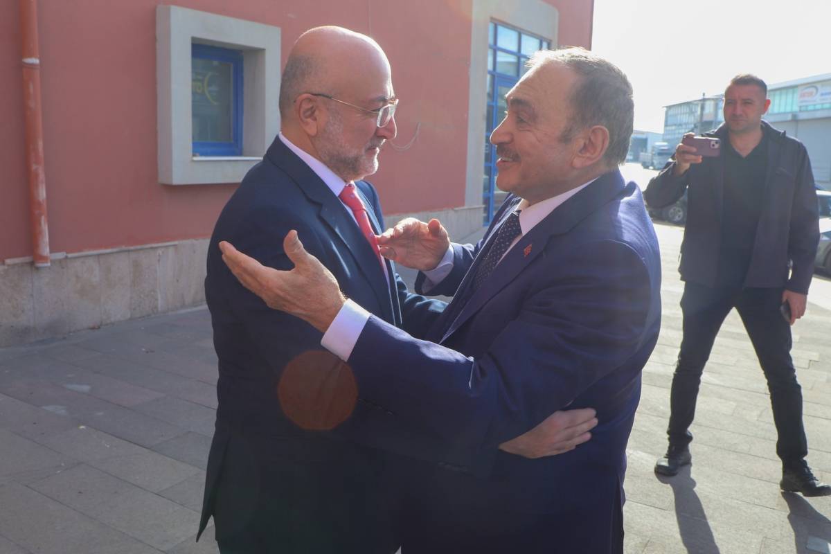 Afyonkarahisar AK Parti Teşkilatı Eski Bakan Veysel Eroğlu İle ESOB’u Ziyaret Etti