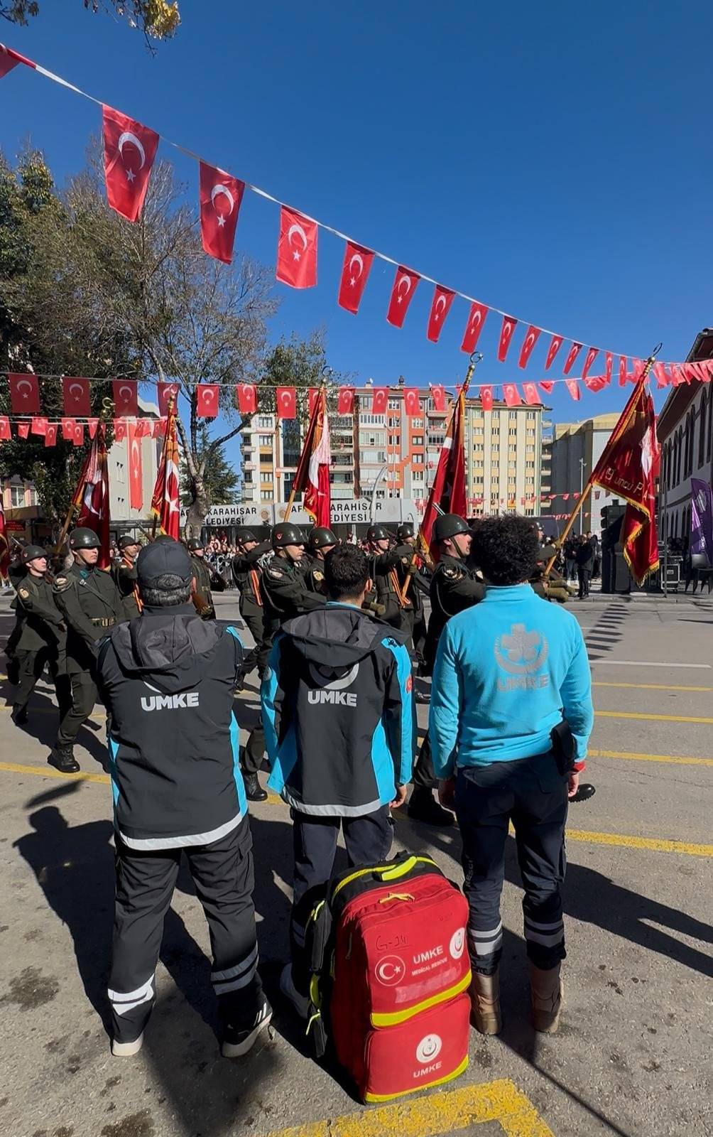 Afyonkarahisar Cumhuriyet Bayramı Etkinliklerinde UMKE Ekibi Görev Başında