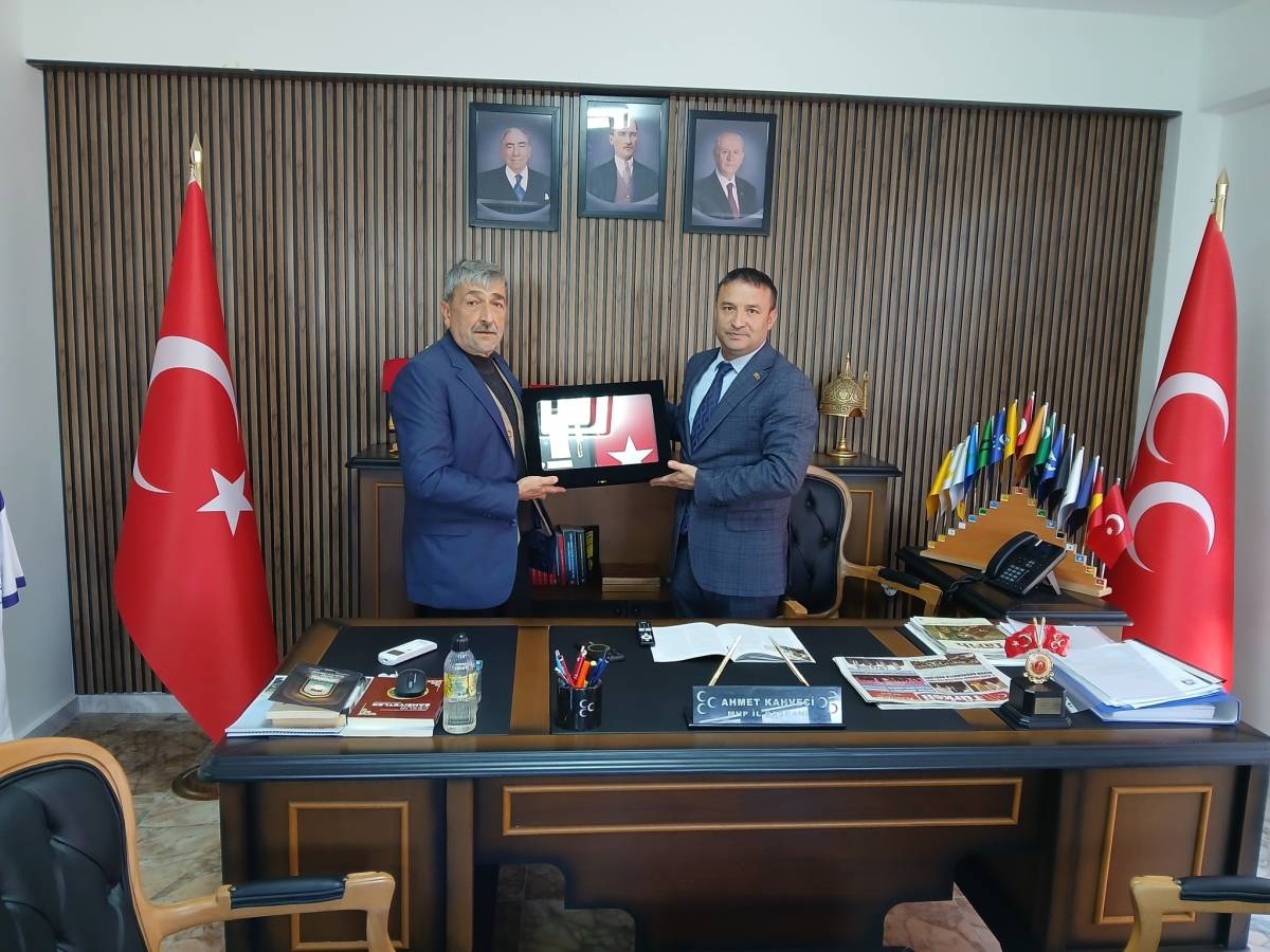 Giyimciler Odası’ndan MHP İl Başkanı Kahveci’ye Ziyaret