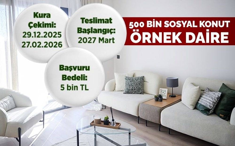 Bakan Kurum “Yüzyılın Konut Projesi”nin Örnek Dairelerinin Görüntülerini Paylaştı!