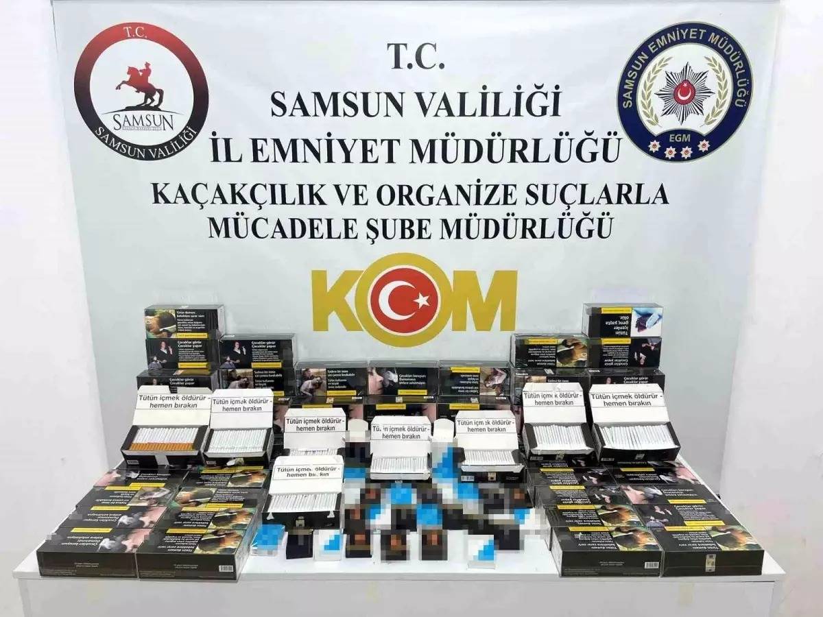 Samsun'da Uyuşturucu ve Kaçak Ürün Operasyonu!