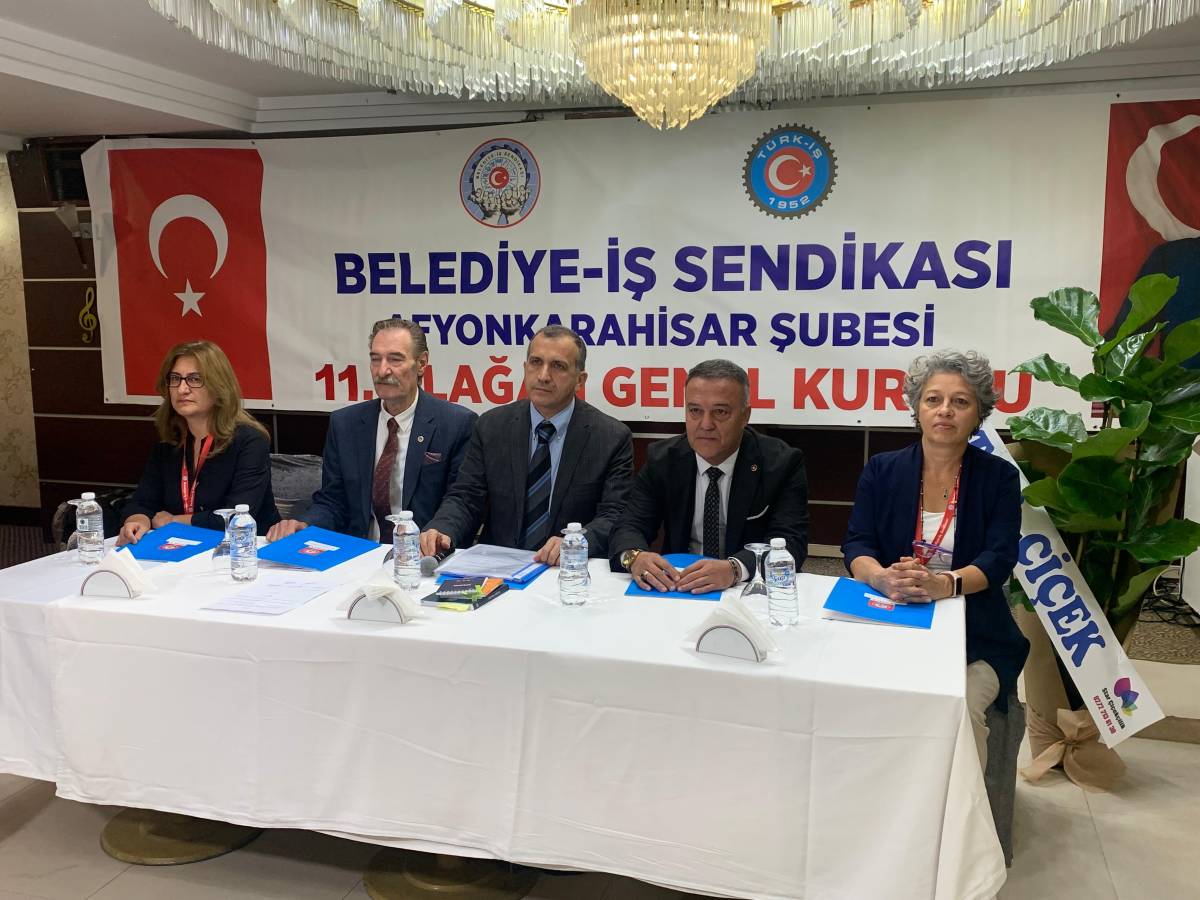 Belediye İş Sendikası Afyonkarahisar Şubesi 11. Genel Kurulunu Gerçekleştirdi