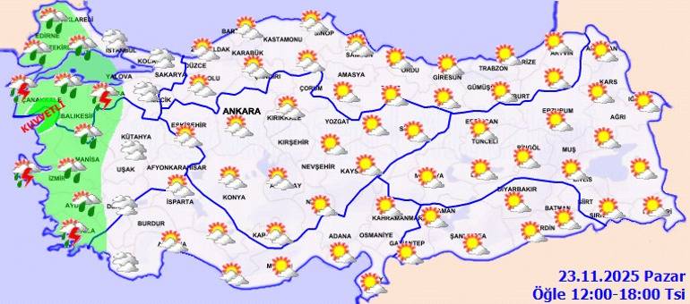 Meteoroloji’den Sağanak ve Kar Alarmı -Sıcaklık 8 Derece Düşecek: İstanbul, Ankara ve İzmir!