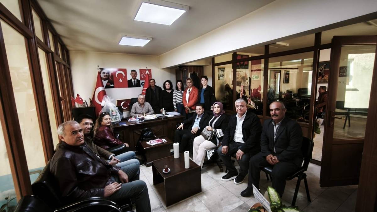 CHP Çay İlçe Başkanlığından CHP İl Başkanlığına Ziyaret