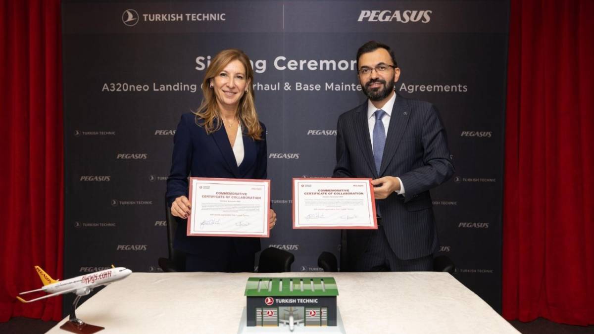 Turkish Technic ve Pegasus Arasında Yeni Bakım Anlaşması İmzalandı!