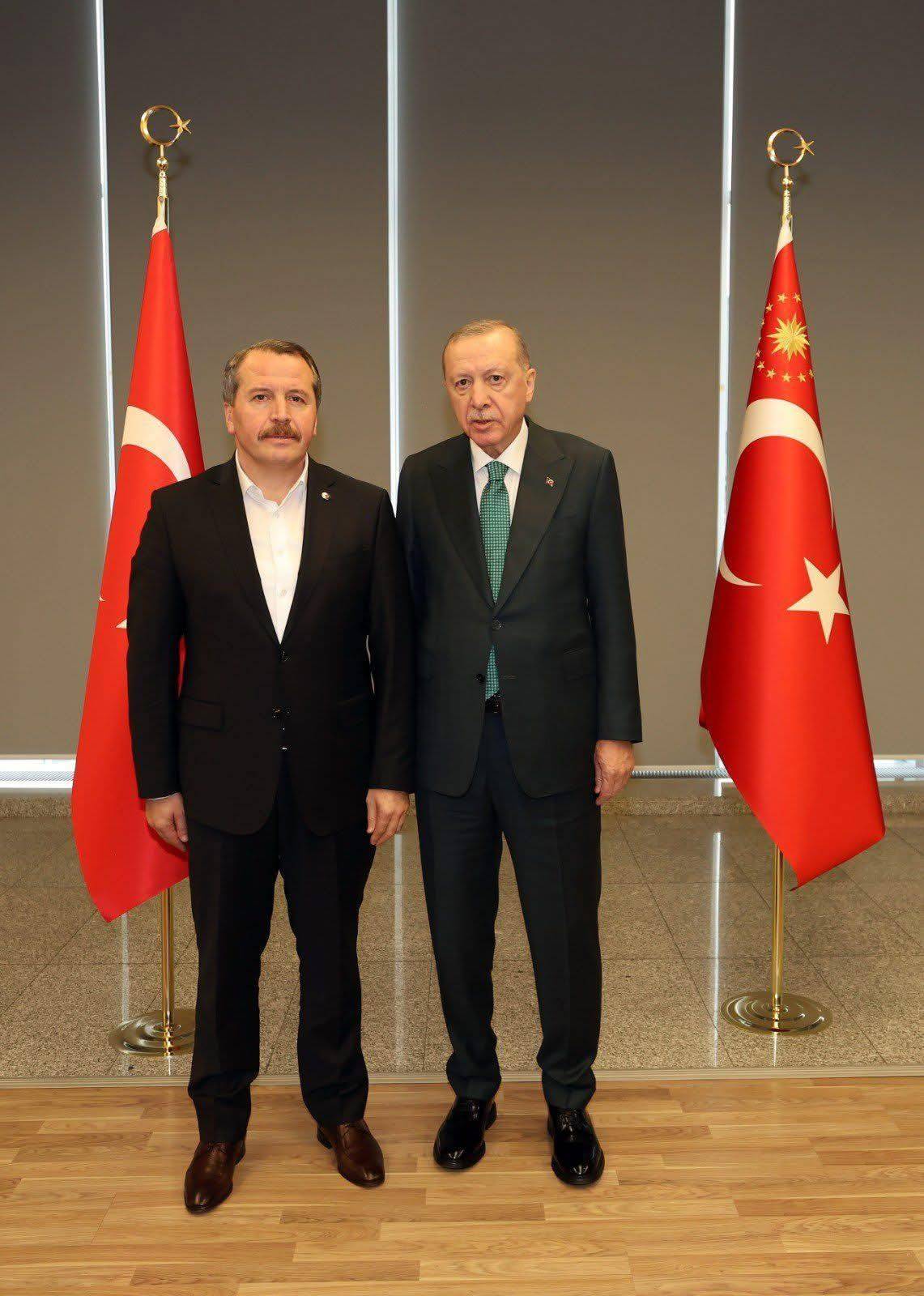 Memur-Sen Genel Başkanı Ali Yalçın, Cumhurbaşkanı Erdoğan ile Görüştü