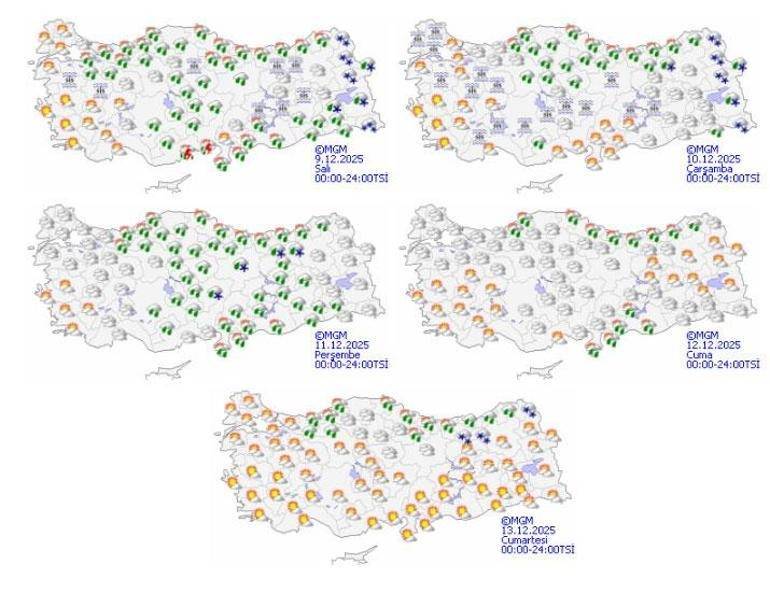 Son Dakika- Meteoroloji Yeni Hafta İçin Uyardı! Kar ve Sağanak Alarmı!