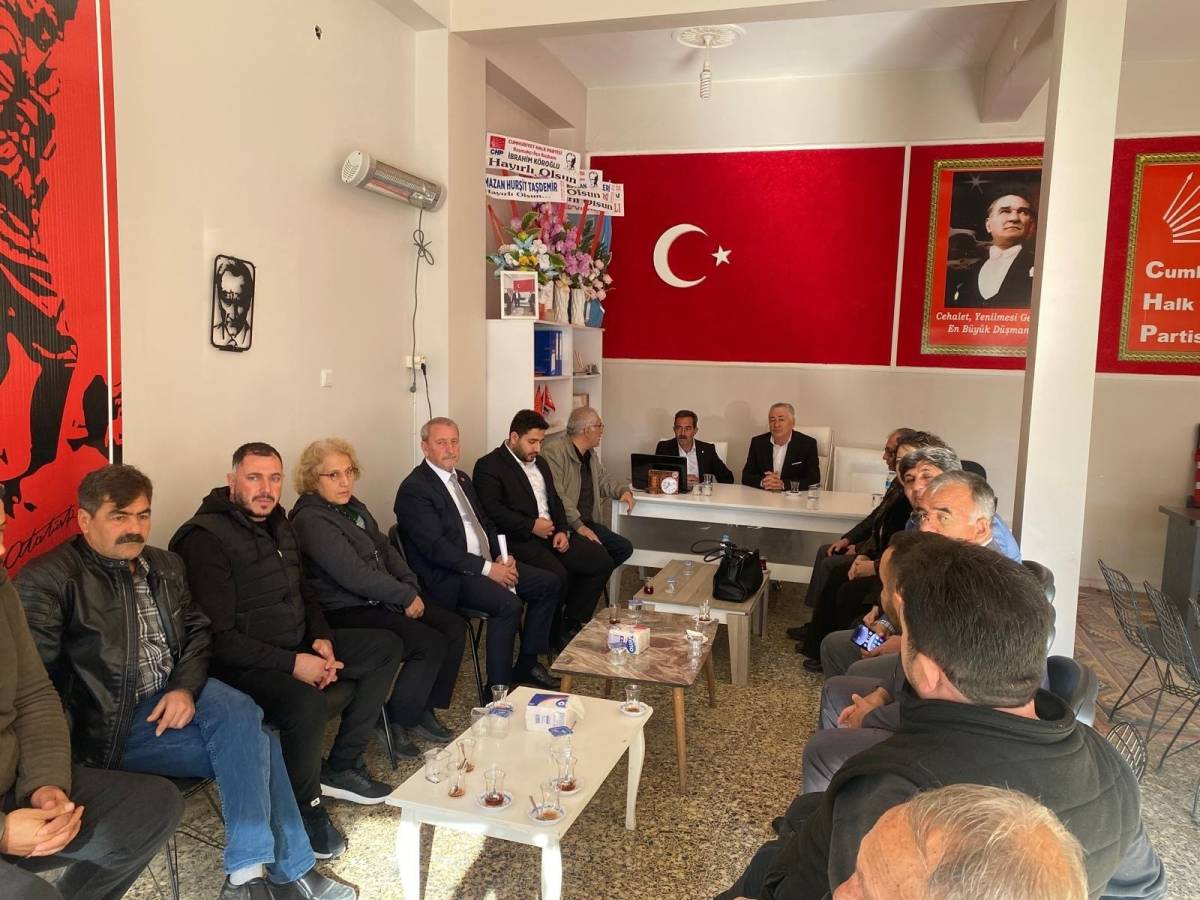 Afyonkarahisar CHP İl Başkanı Karadeniz Başmakçı İlçe Başkanlığı'na Ziyaret