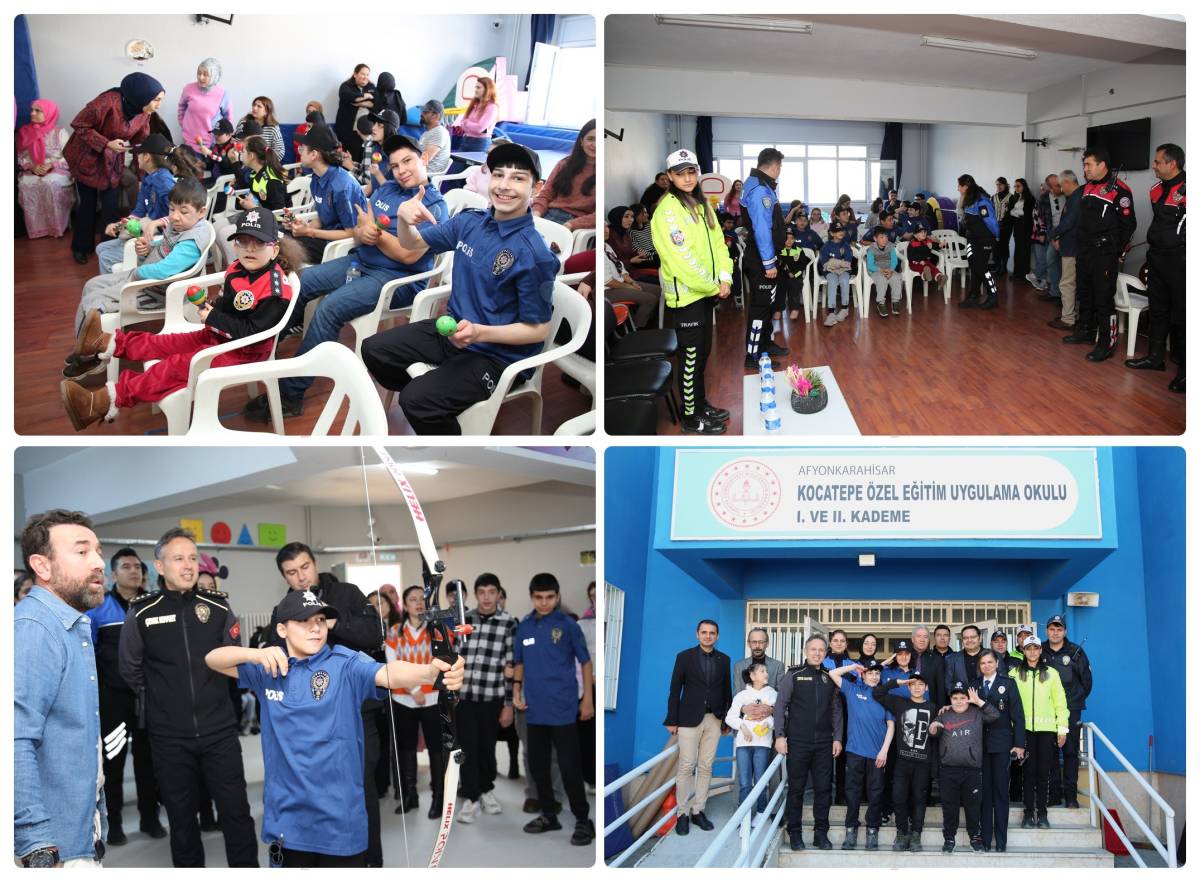 Afyonkarahisar İl Emniyet Müdürlüğü ve Vali Yiğitbaşı’ndan Özel Çocuklara Anlamlı Destek