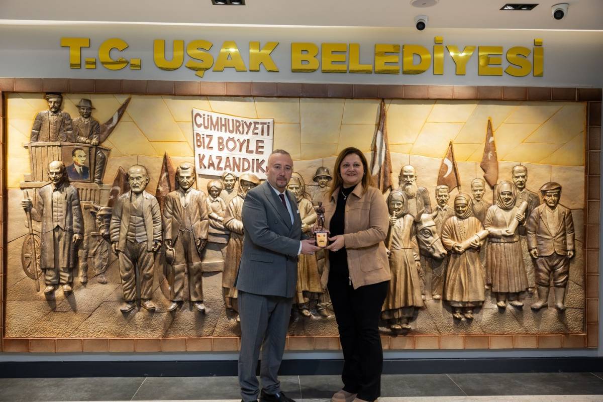 Başkan Köksal’dan Uşak Belediye Başkanı Yalım’a Ziyaret