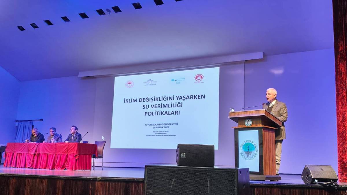 İklim Krizine Karşı Su Verimliliği Politikaları AKÜ’de Ele Alındı