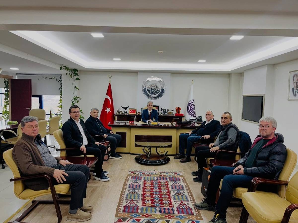İscehisar Mermerciler Derneği’nden ESOB Başkanı Cengiz Üstün’e Ziyaret