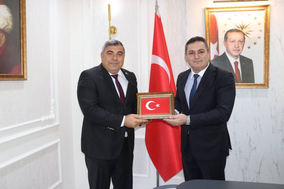 Müdür Sünnetci ’den, Başkan Altuntaş’a Ziyaret