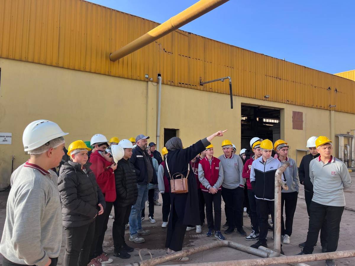 RSP Enerji Verimliliği Kulübünden Afyon Enerji Firmasına Teknik Gezi