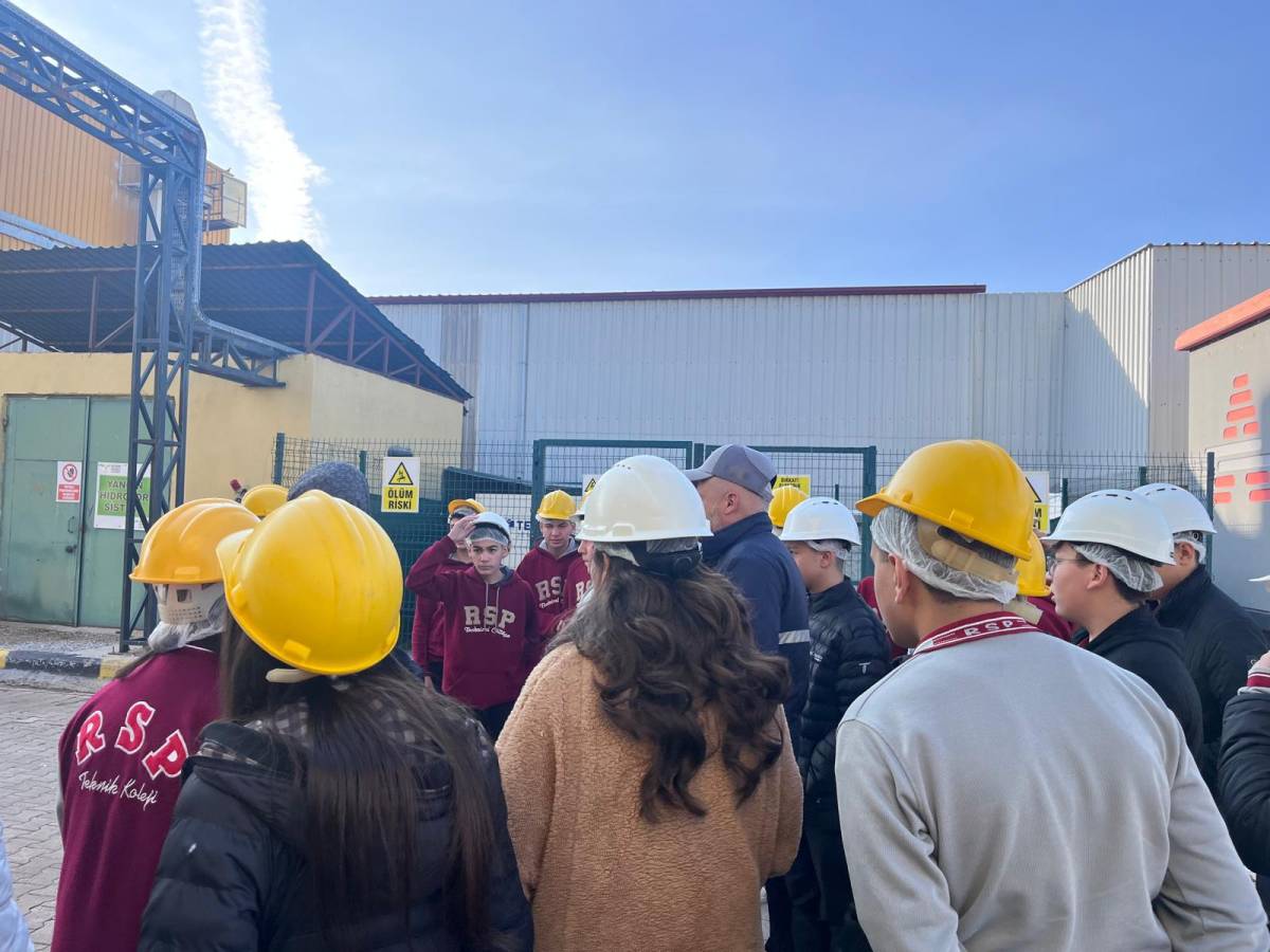RSP Enerji Verimliliği Kulübünden Afyon Enerji Firmasına Teknik Gezi