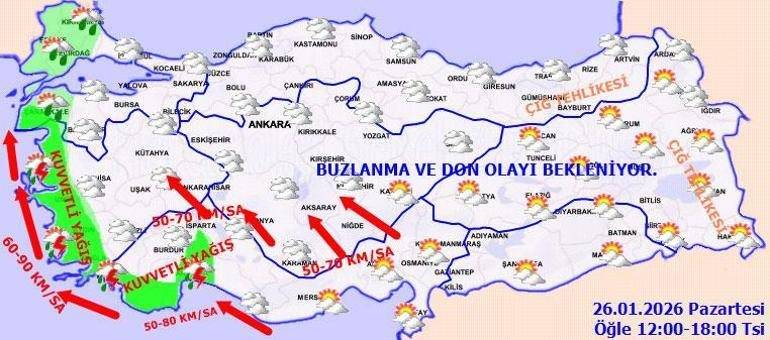 Meteoroloji’den 16 Kent İçin Sarı Kodlu Uyarı: Kuvvetli Yağış Ve Fırtına Geliyor!