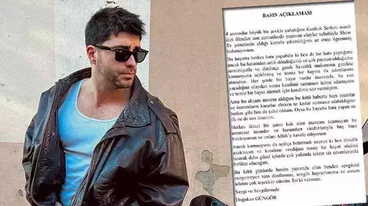 Kızılcık Şerbeti’ne Veda Eden Doğukan Güngör Gözyaşlarını Tutamadı!