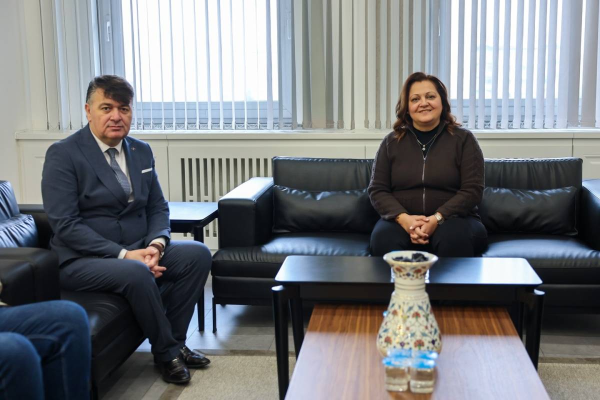 Afyonkarahisar Belediye Başkanı Köksal, Başkan Karataş ile Bir Araya Geldi