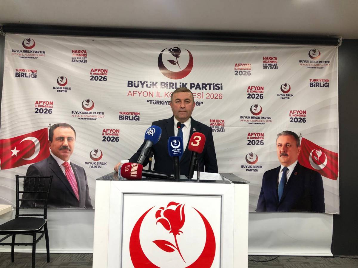 Afyonkarahisar’da Büyük Birlik Partisi İl Kongresi Coşkuyla Gerçekleşti
