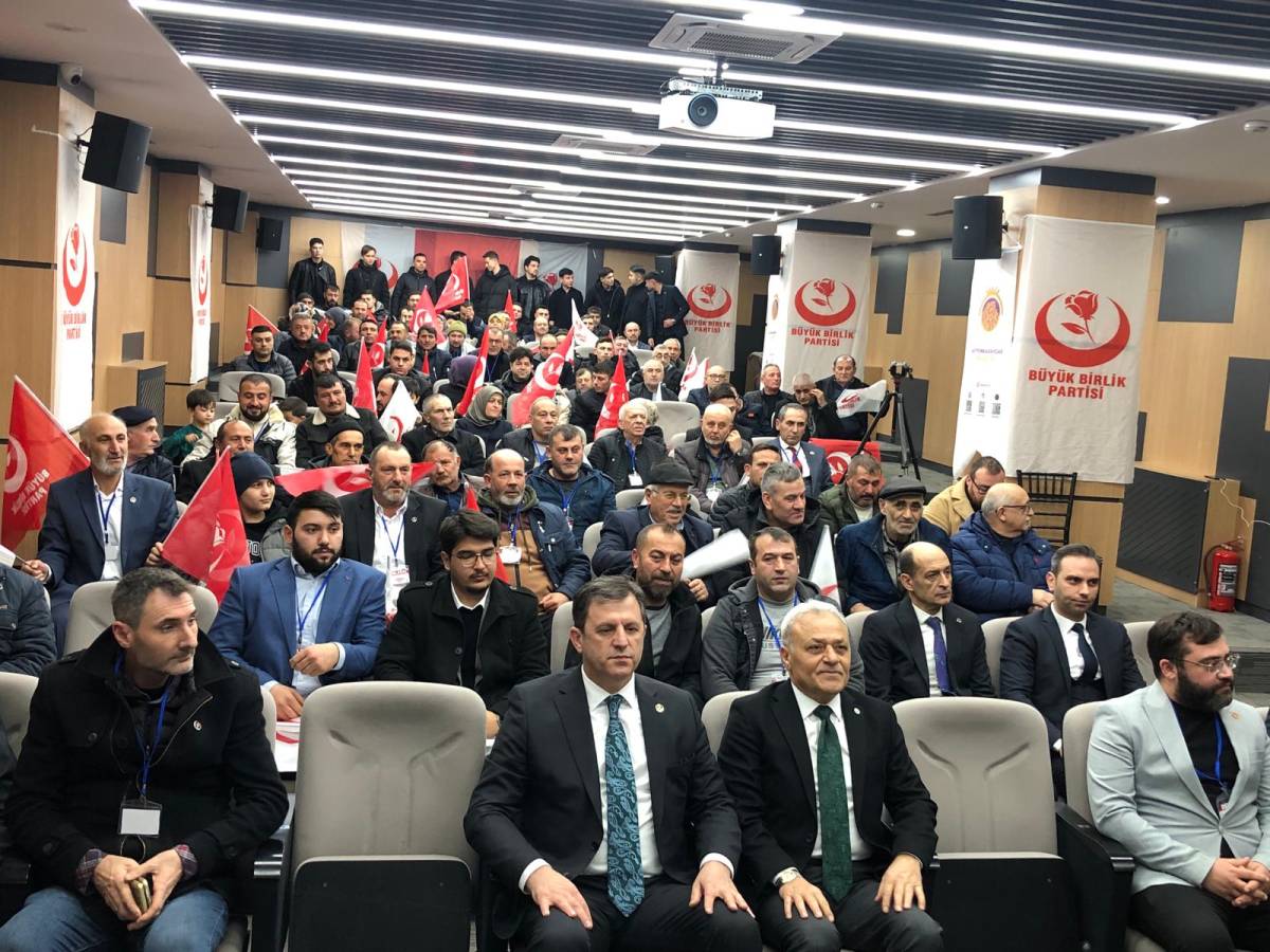 Afyonkarahisar’da Büyük Birlik Partisi İl Kongresi Coşkuyla Gerçekleşti