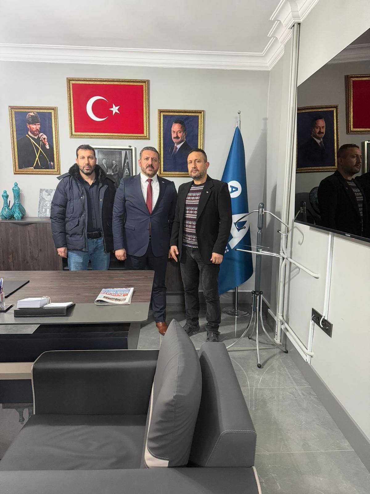 Başkan Aladağ’a Afyonkarahisar Staj Ve Çıraklık Derneği’nden Ziyaret