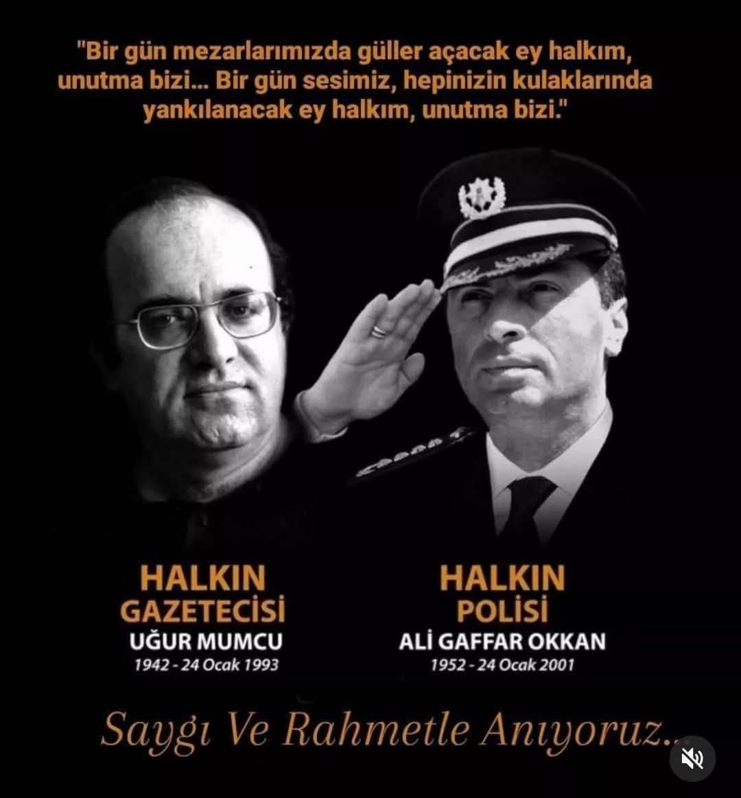 CHP Afyonkarahisar İl Kadın Kolları’ndan Uğur Mumcu ve Ali Gaffar Okkan Anma Mesajı