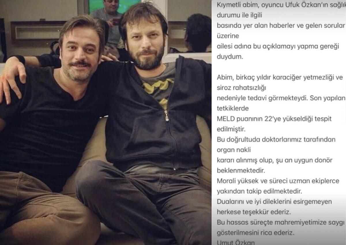 Ufuk Özkan'ın Sağlık Durumu Hakkında Kardeşi Umut Özkan'dan Açıklama Geldi!