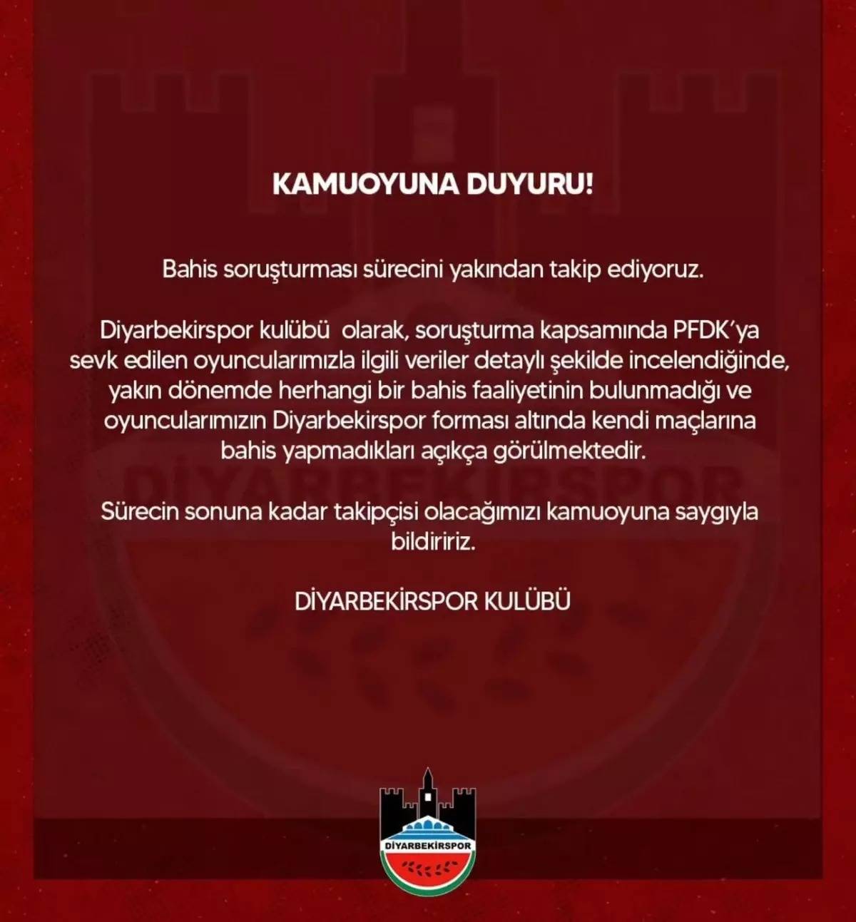 Yasa Dışı Bahis Operasyonu: Diyarbekirspor ve 3 Şirkete El Konuldu!
