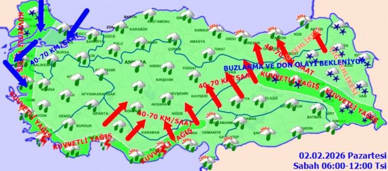 Meteoroloji Saat Vererek Uyardı: Yağış ve Fırtına Tüm Yurtta Etkili Olacak, 53 İl İçin Alarm!