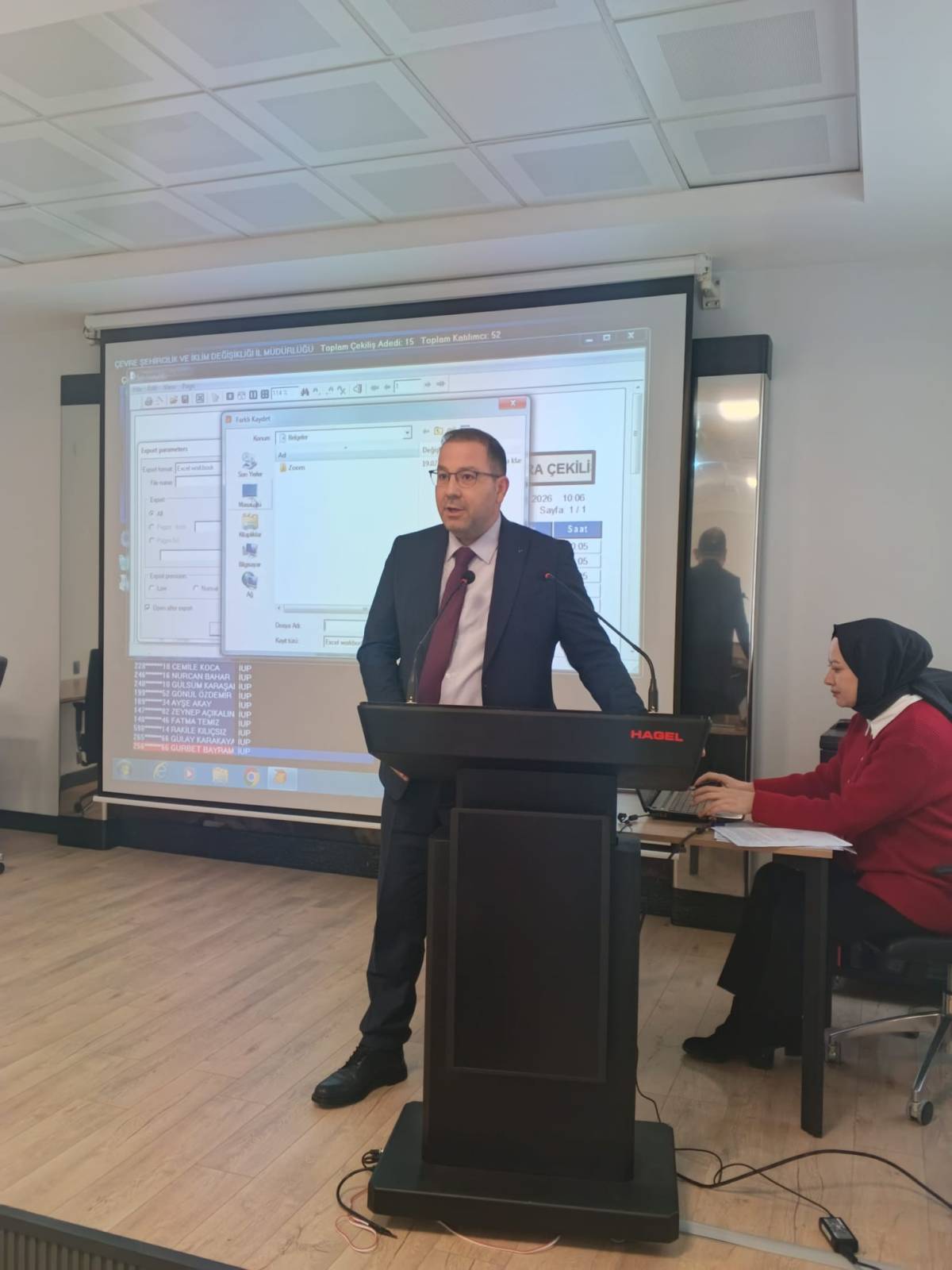 Afyonkarahisar Çevre İl Müdürlüğü İş Gücü Uyum Programı Noter Kura Çekimi Gerçekleştirildi