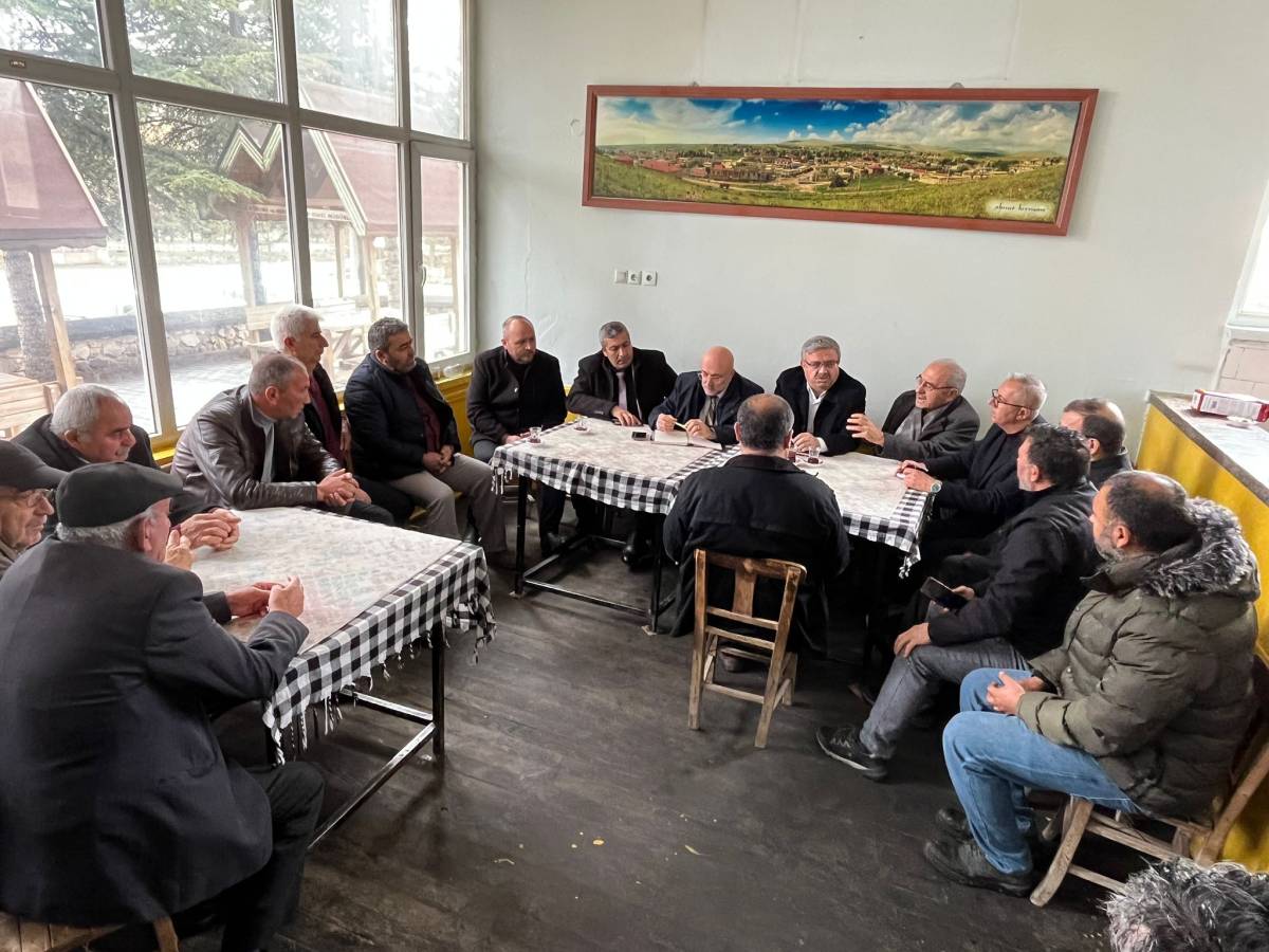 Başkan Şahin ve Milletvekili Yurdunuseven Sultandağı’nda Vatandaşlarla Buluştu