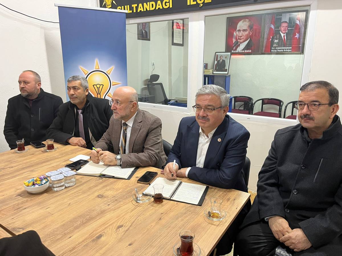 Başkan Şahin ve Milletvekili Yurdunuseven Sultandağı’nda Vatandaşlarla Buluştu