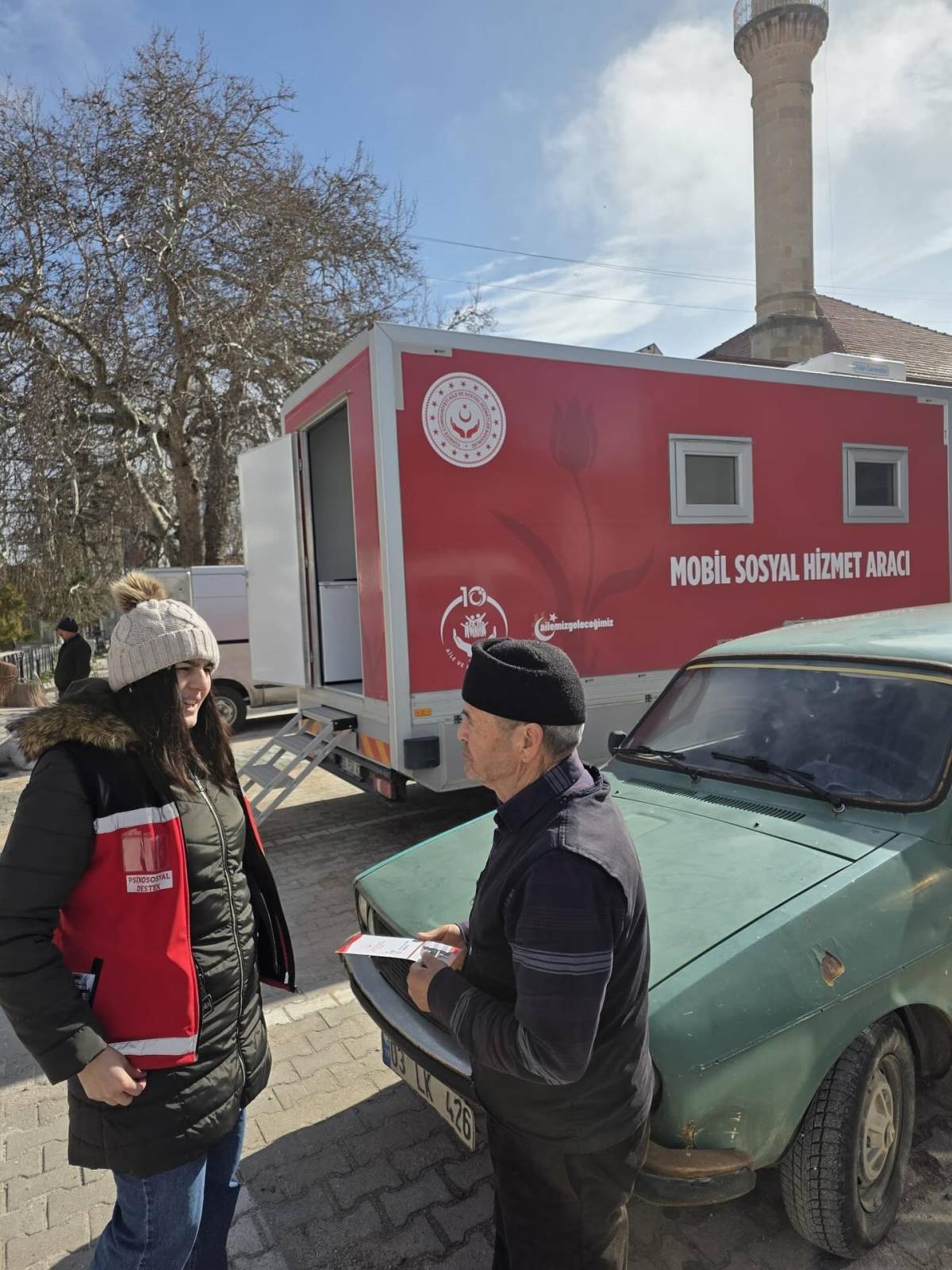 Kızılören’de Mobil Sosyal Hizmet Çalışması Yapıldı
