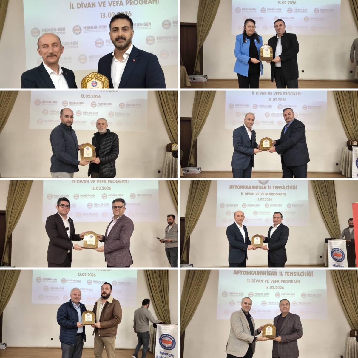 Memur-Sen Afyonkarahisar’da İl Divan ve Vefa Programı  Düzenlendi