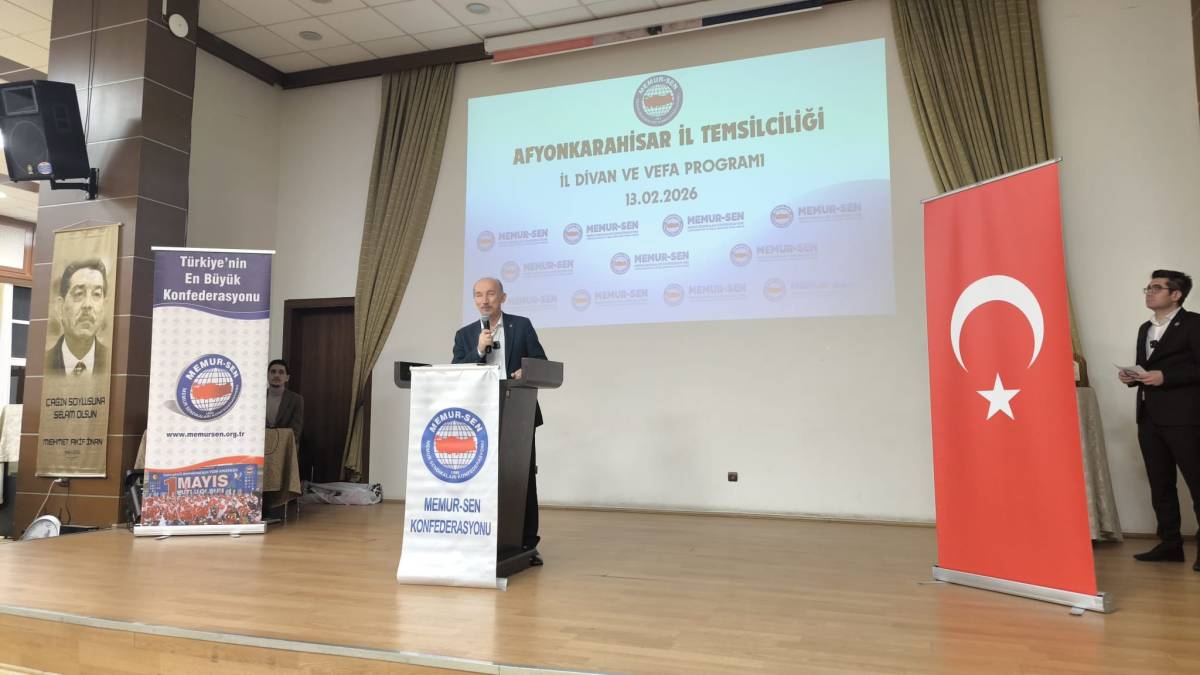 Memur-Sen Afyonkarahisar’da İl Divan ve Vefa Programı Düzenledi