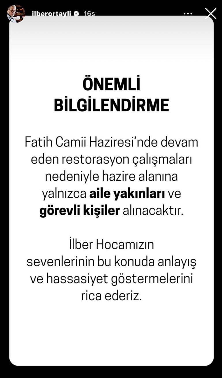 Prof. Dr. İlber Ortaylı Hayatını Kaybetti: Türk Tarihçiliğinin Duayeni Son Yolculuğuna Uğurlanıyor!