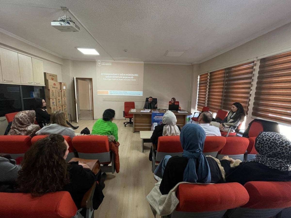 Afyonkarahisar’da Organ Bağışı Farkındalık Eğitimleri Sürüyor