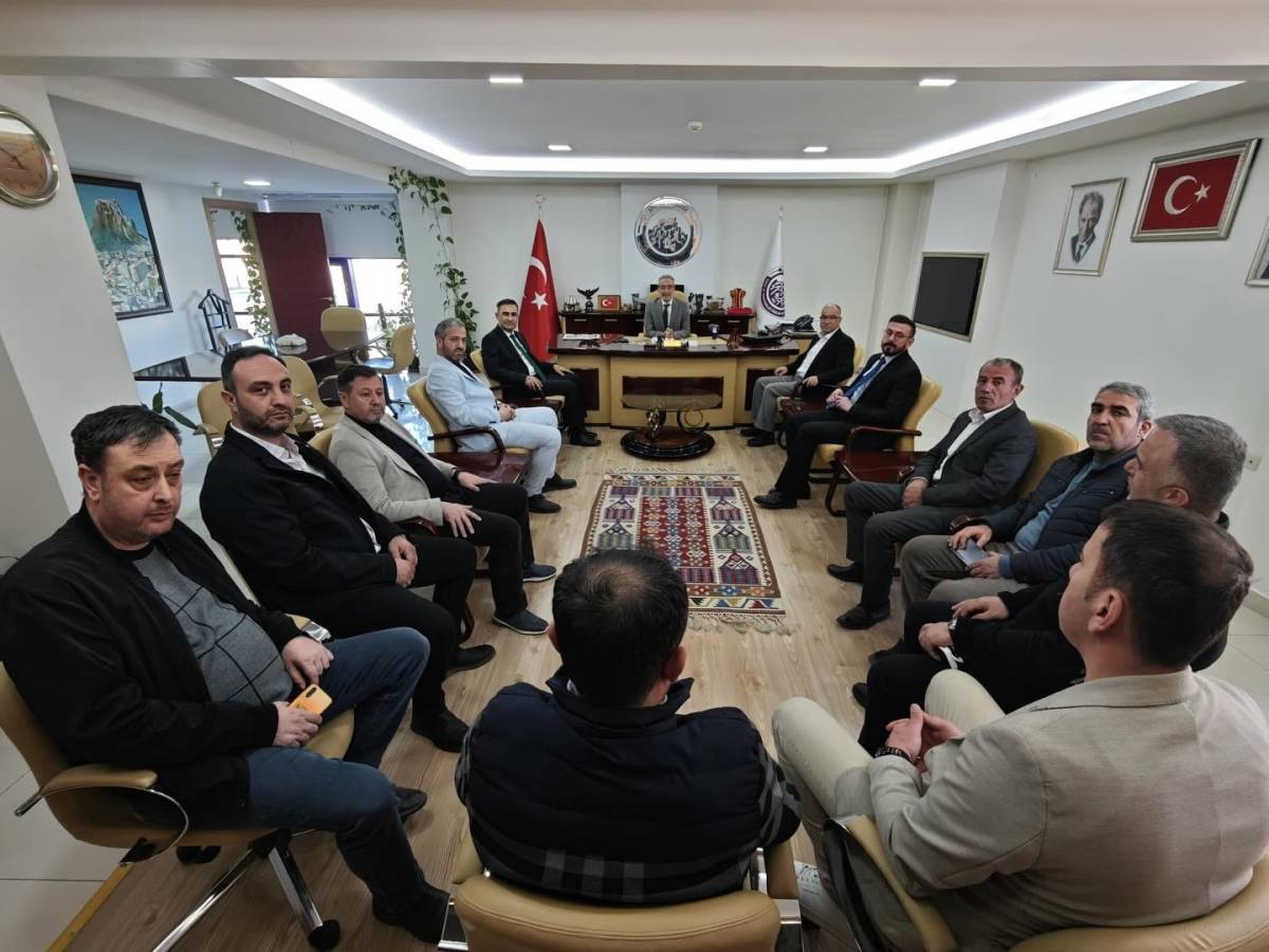 AK Parti Heyetinden Afyon ESOB Başkanı Cengiz Üstün’e Ziyaret