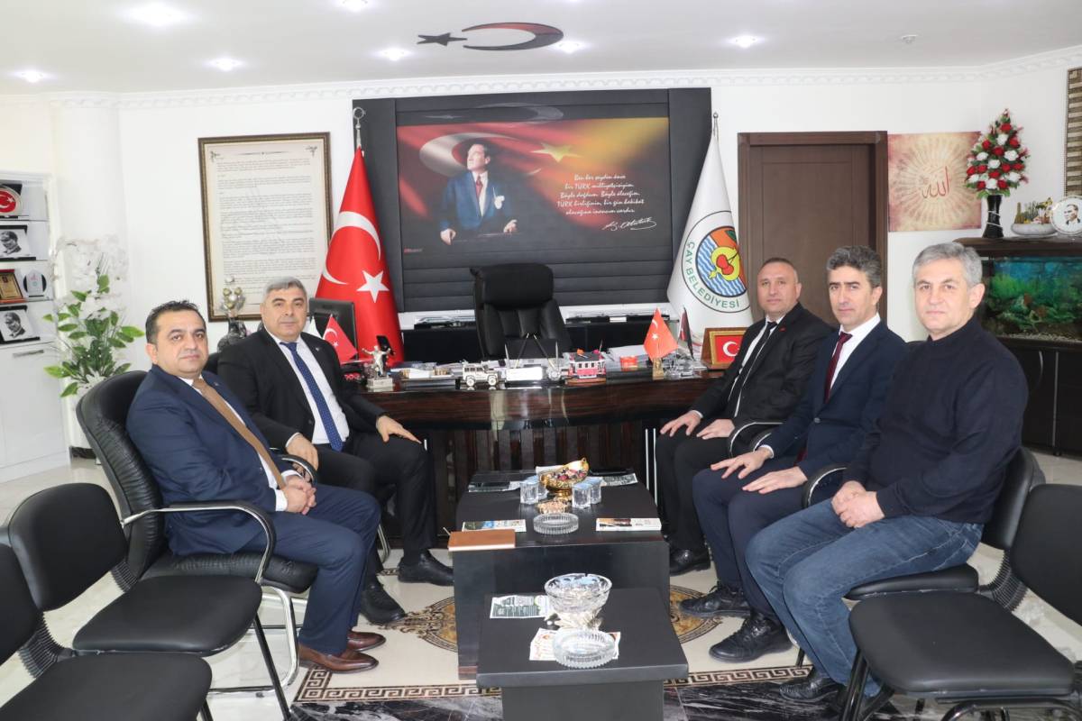 Müdür Sünnetci ’den Başkan Kantartopu’na Ziyaret