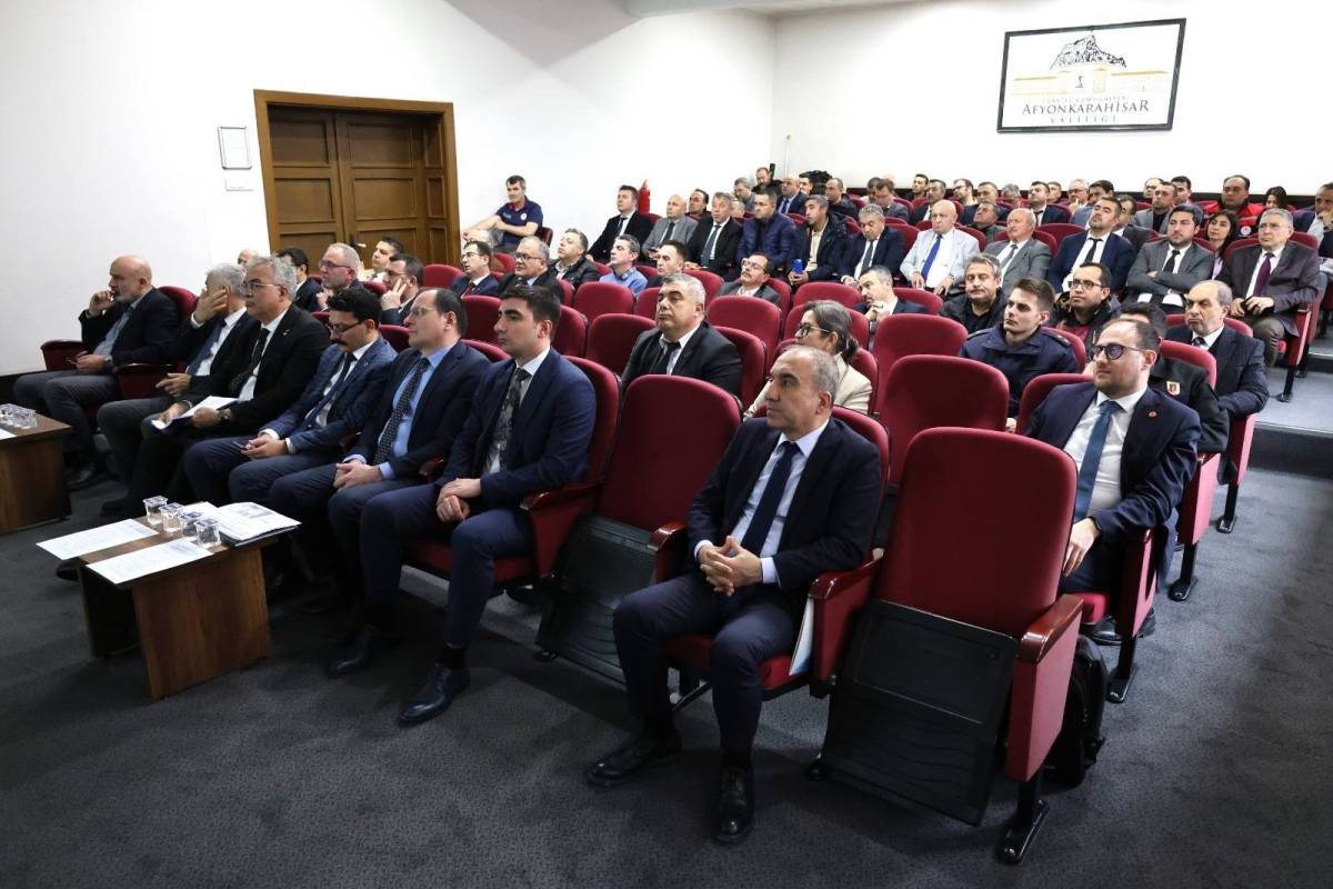 Afyonkarahisar’da 2026 Yılı İl Su Kurulu Toplantısı Gerçekleştirildi