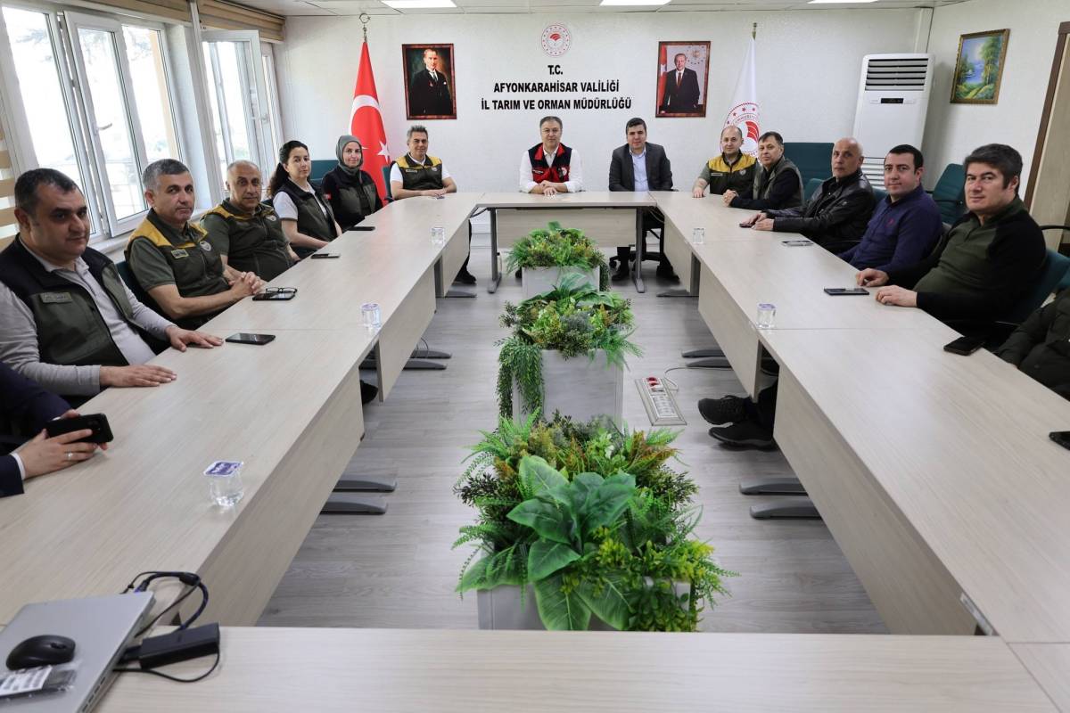 Afyonkarahisar’da Tarım Kurumları Koordinasyon Toplantısı Gerçekleştirildi